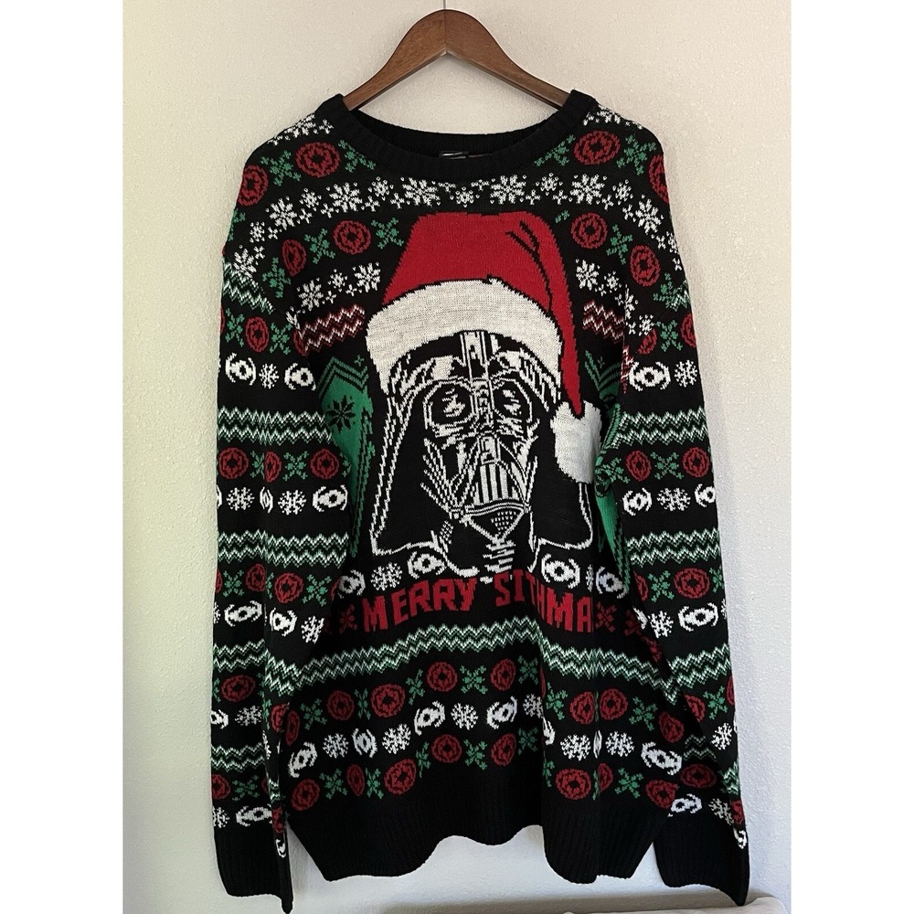 Star Wars DARTH VADER CHRISTMAS SWEATER   Men's Size 2XL (50-52)